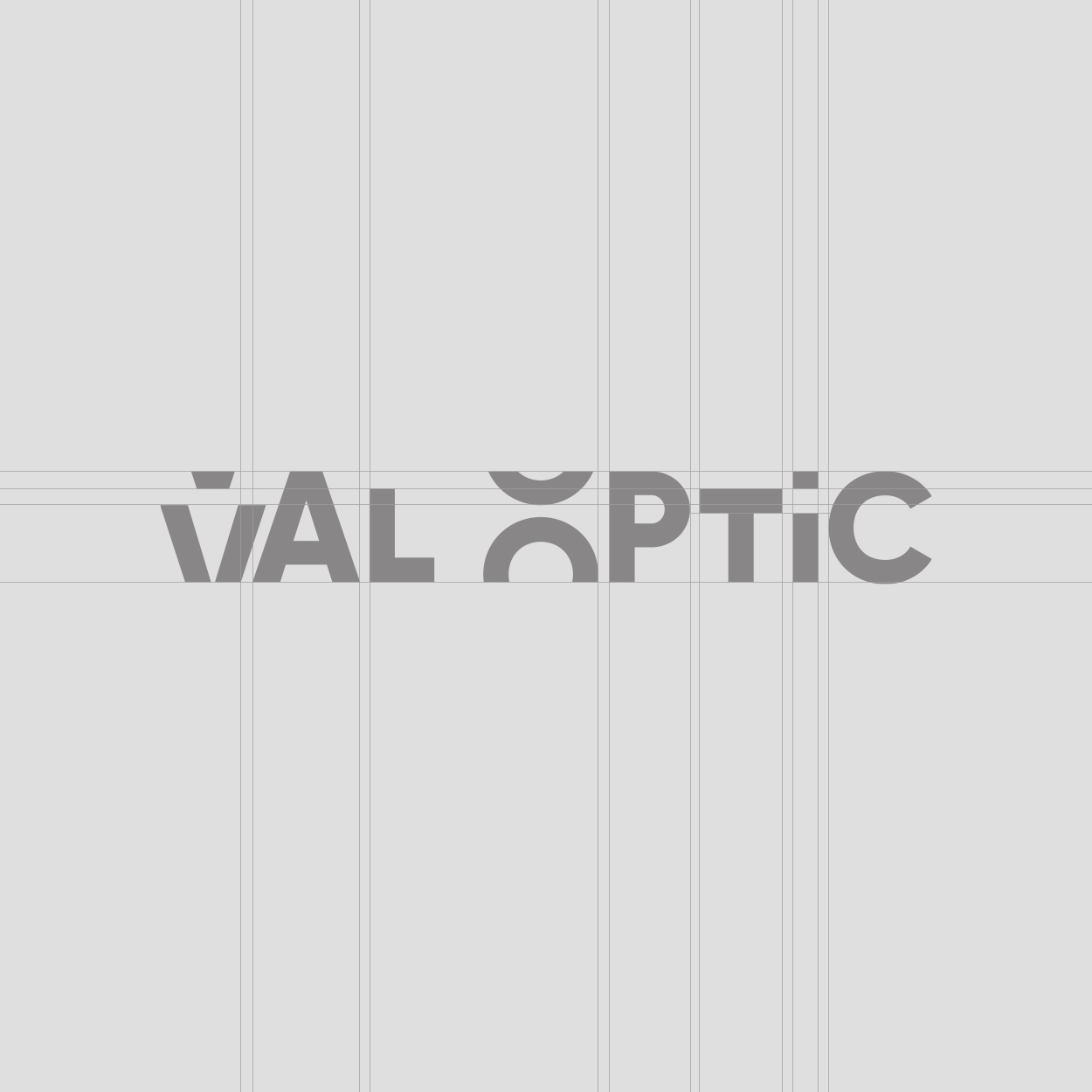 création logo val optic opticien
