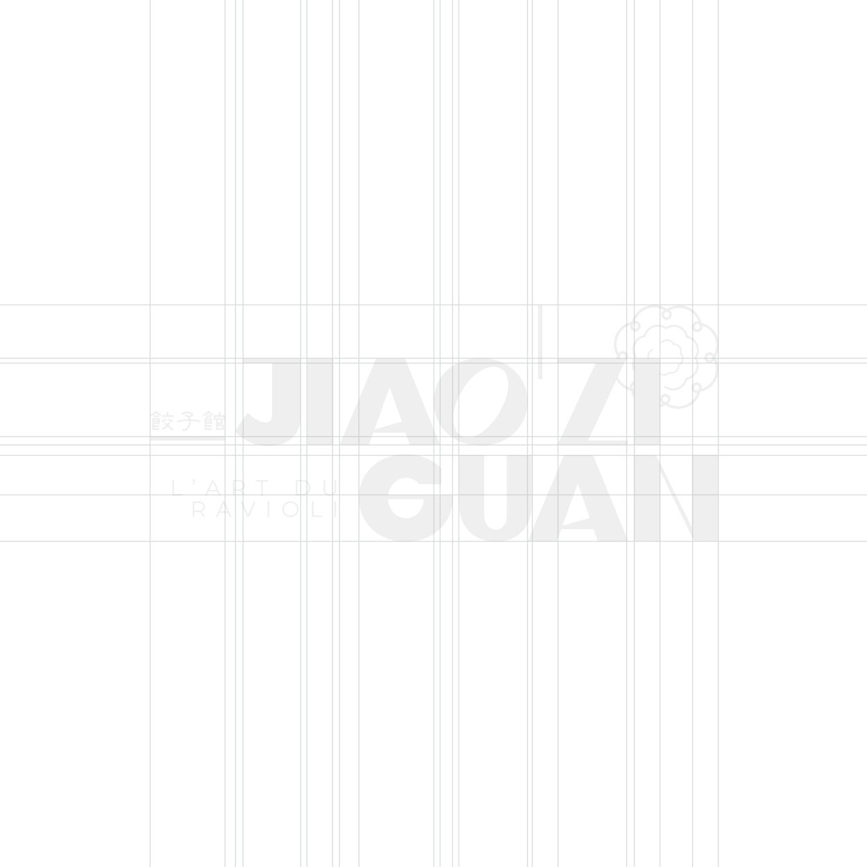 Structure logo logo restaurant Jiao Zi Guan